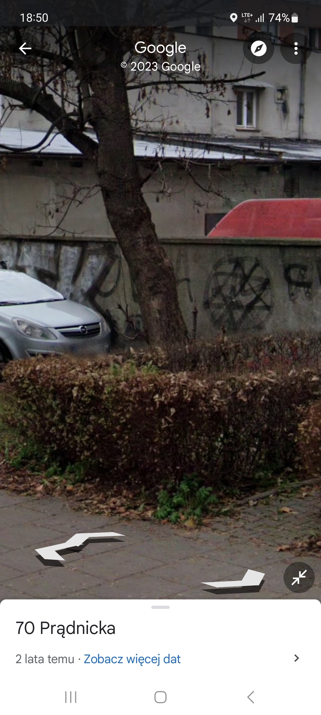 Zdjęcie przed zamalowaniem