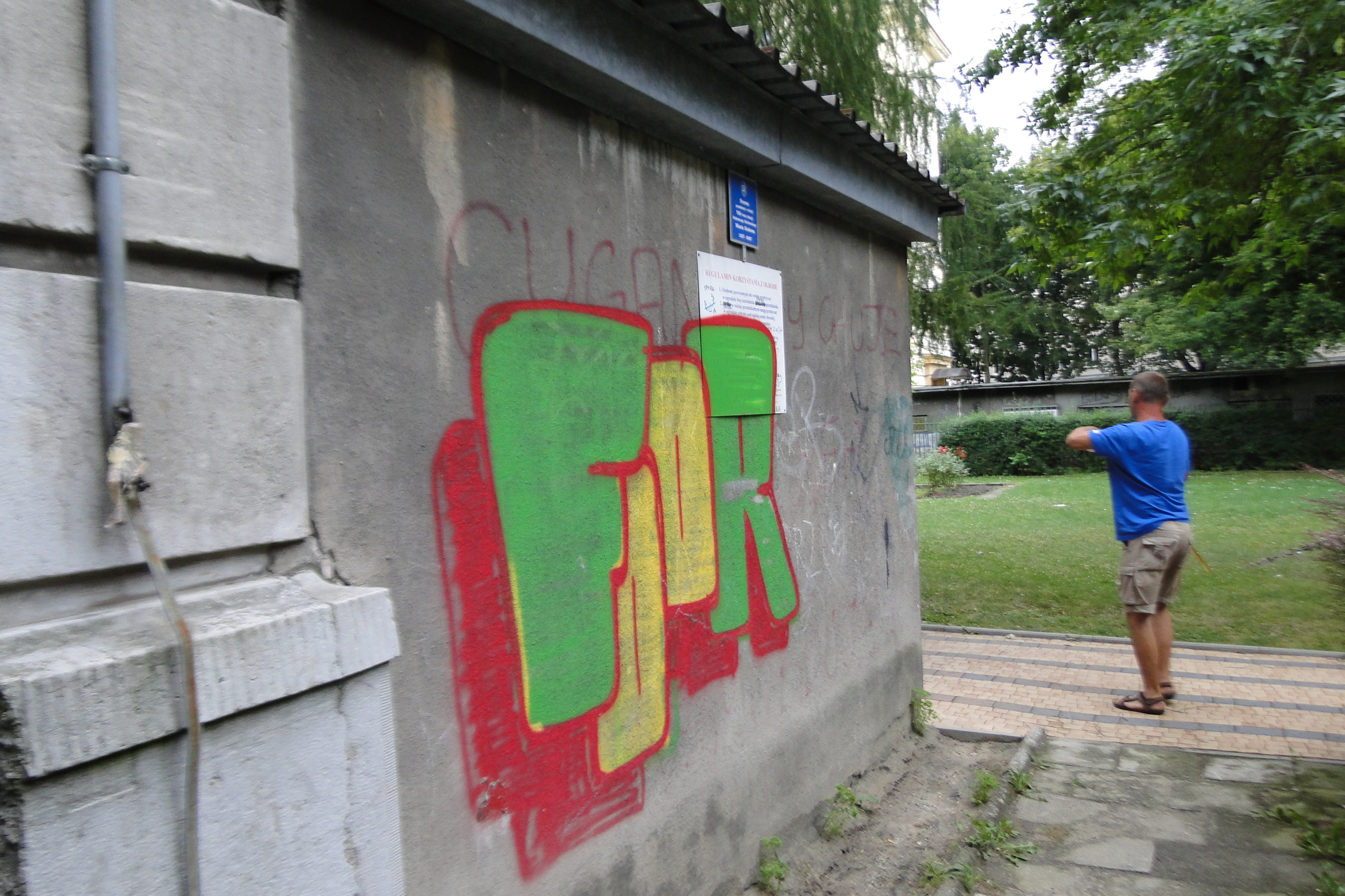 Zdjęcie przed zamalowaniem
